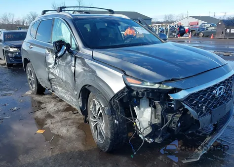 2019 Hyundai Santa Fe Limited 2.0T from USA, damaged, VIN 5NMS5CAA1KH031778